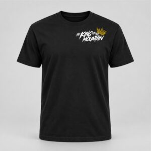 THE KING OF THE MOUNTAIN T-SHIRT — BLACK